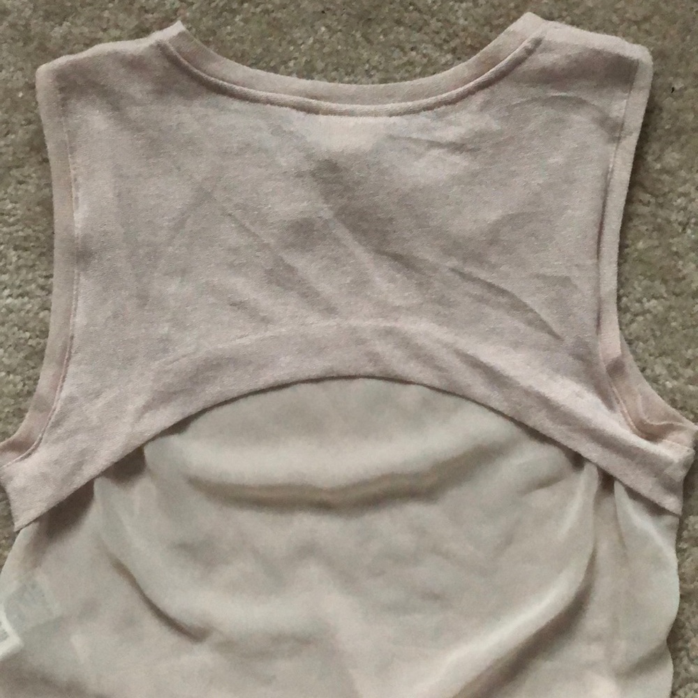 H&M Beige High-Low Crop Top - Picture 6 of 6